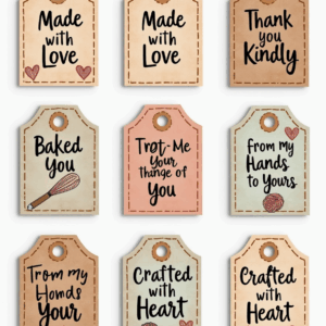 Labels & Tags - Stickers Sheet v13